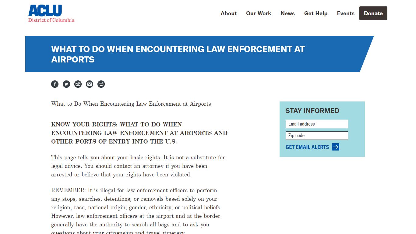 What to Do When Encountering Law Enforcement at Airports